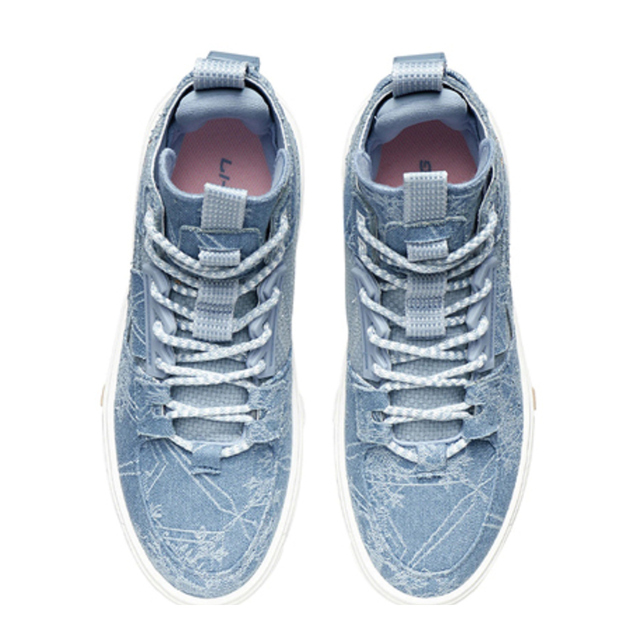 Giày Li Ning Wuxing Series Xingchuan High Top Classic Casual Dark BlueAGCR467-5 - Ảnh 3