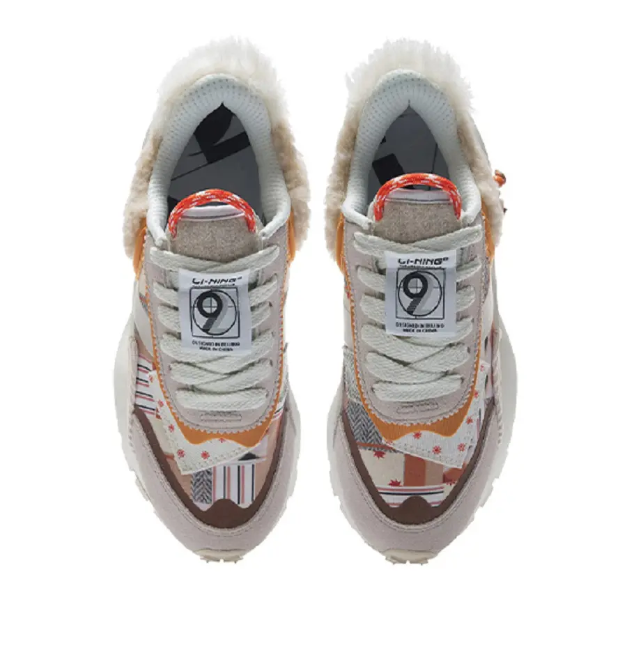 Alternative view of Giày Li Ning Compass Sports 92 'Grey Orange'
