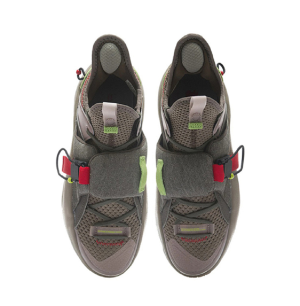 Alternative view of Giày Li Ning High Resilience Basketball 'Ochre Gray' AGBR069-3