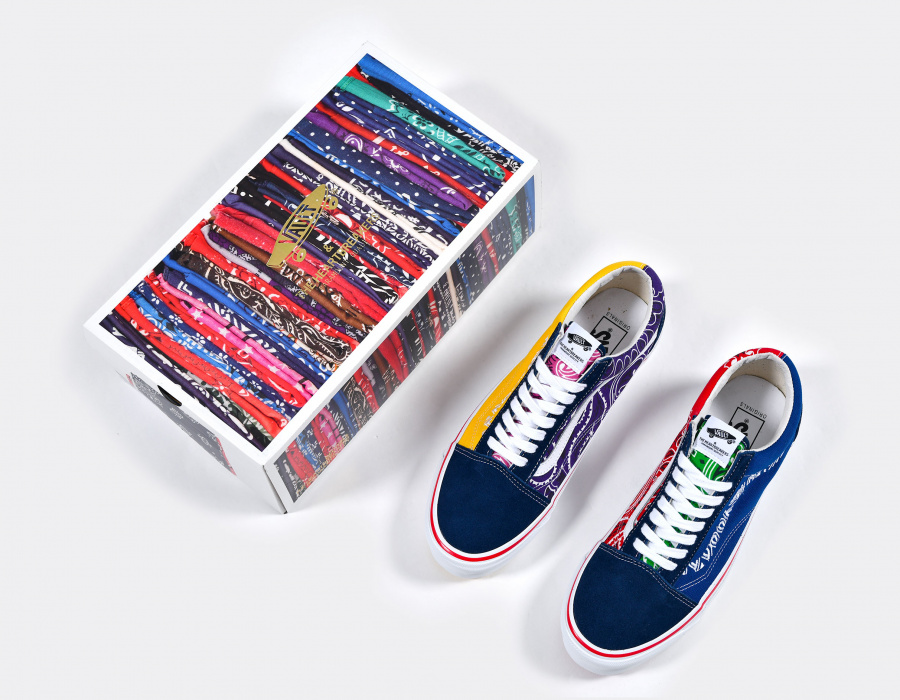 Giày Vans Bedwin & The Heartbreakers x Old Skool 'Bandana Pack' VN0A4P3X9VM - Ảnh 4