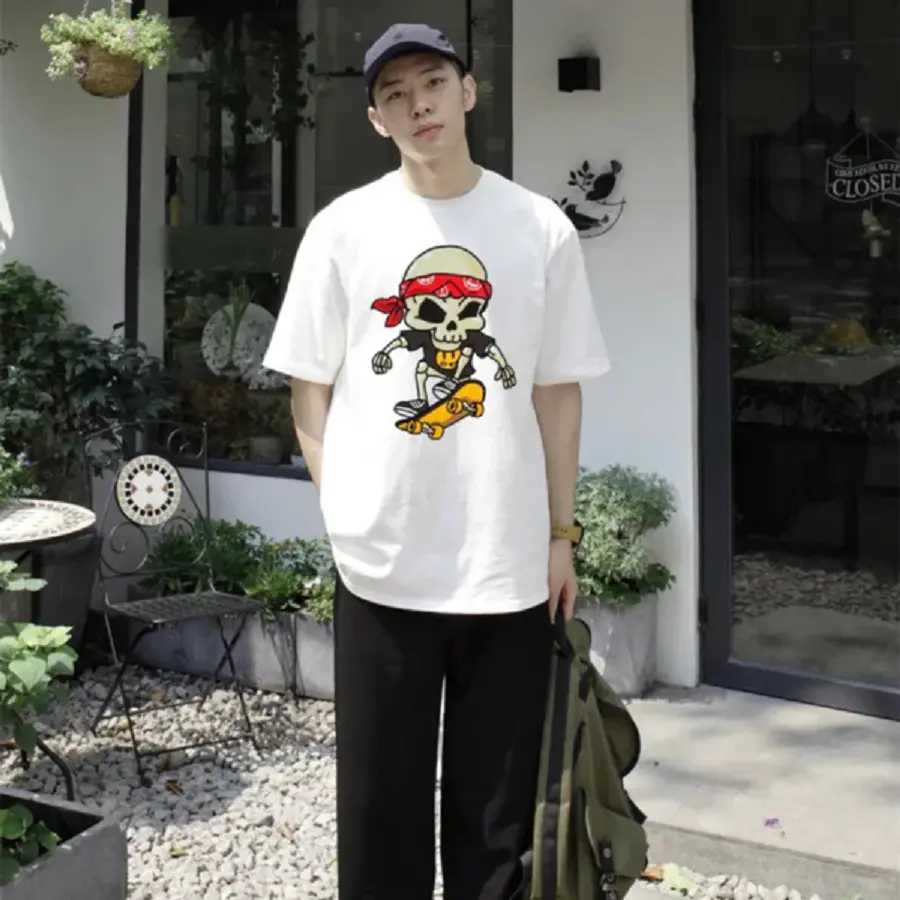 Alternative view of Áo Drew House Hearty Vintage SS Tee White