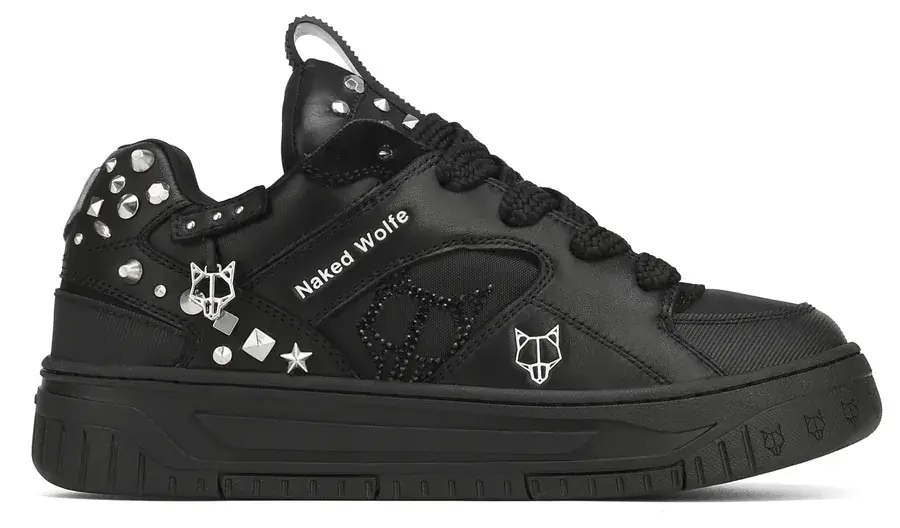Giày Naked Wolfe HERO STUD 'DOUBLE BLACK'