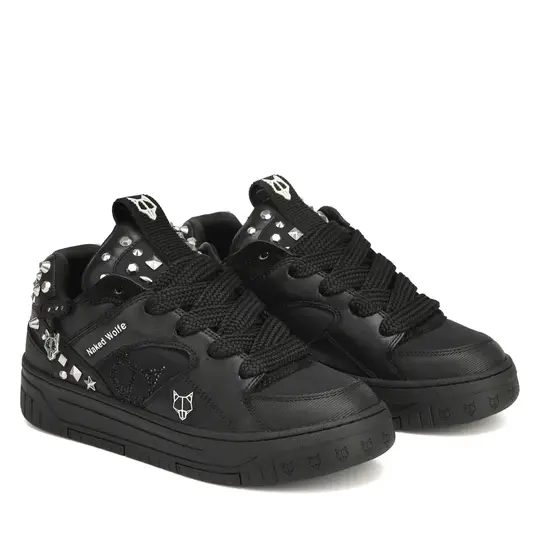 Alternative view of Giày Naked Wolfe HERO STUD 'DOUBLE BLACK'