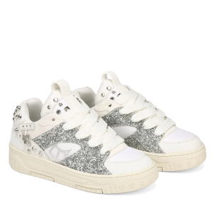 Alternative view of Giày Naked Wolfe HERO GLITTER STUD 'WHITE SILVER'