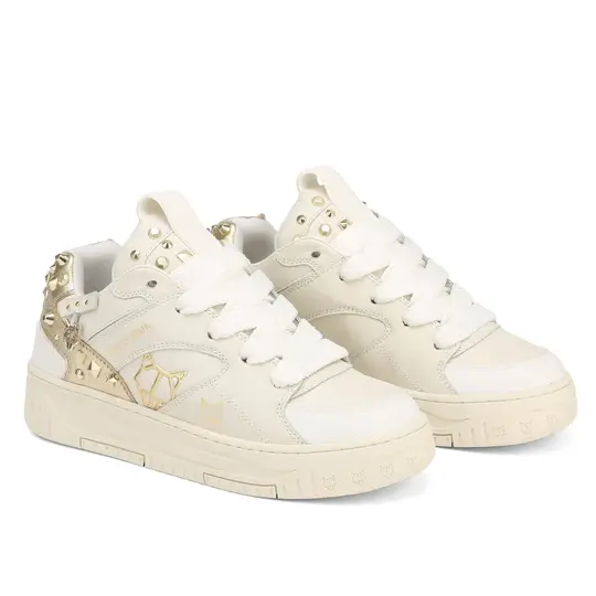 Alternative view of Giày Naked Wolfe HERO GLITTER 'WHITE SOFT GOLD'