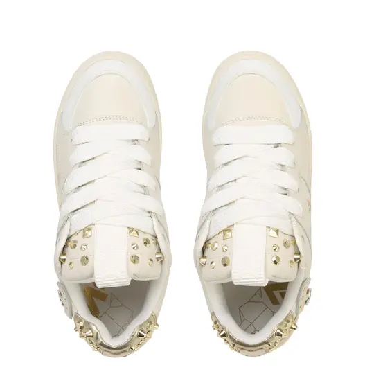 Giày Naked Wolfe HERO GLITTER 'WHITE SOFT GOLD' - Ảnh 4