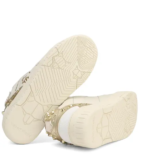 Giày Naked Wolfe HERO GLITTER 'WHITE SOFT GOLD' - Ảnh 5