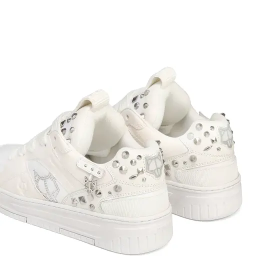 Giày Naked Wolfe HERO STUD 'WHITE SUEDE' - Ảnh 3