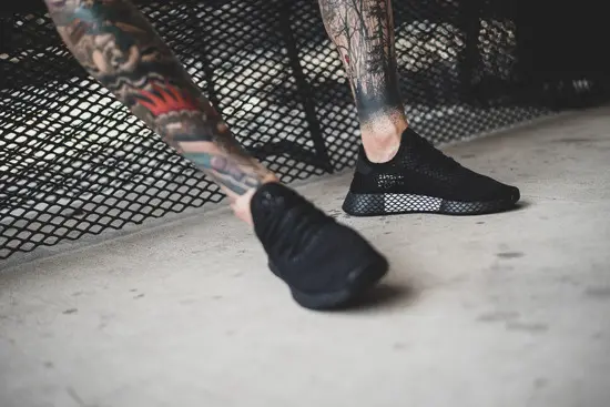 Giày Adidas Deerupt 'Double Black' B41768 - Ảnh 3