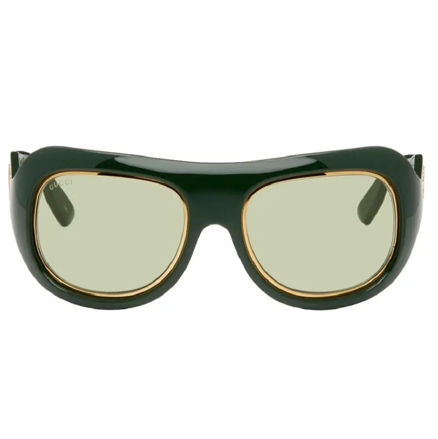 Kính Gucci Shield-Style Sunglasses 'Green' GG1108S-003-56