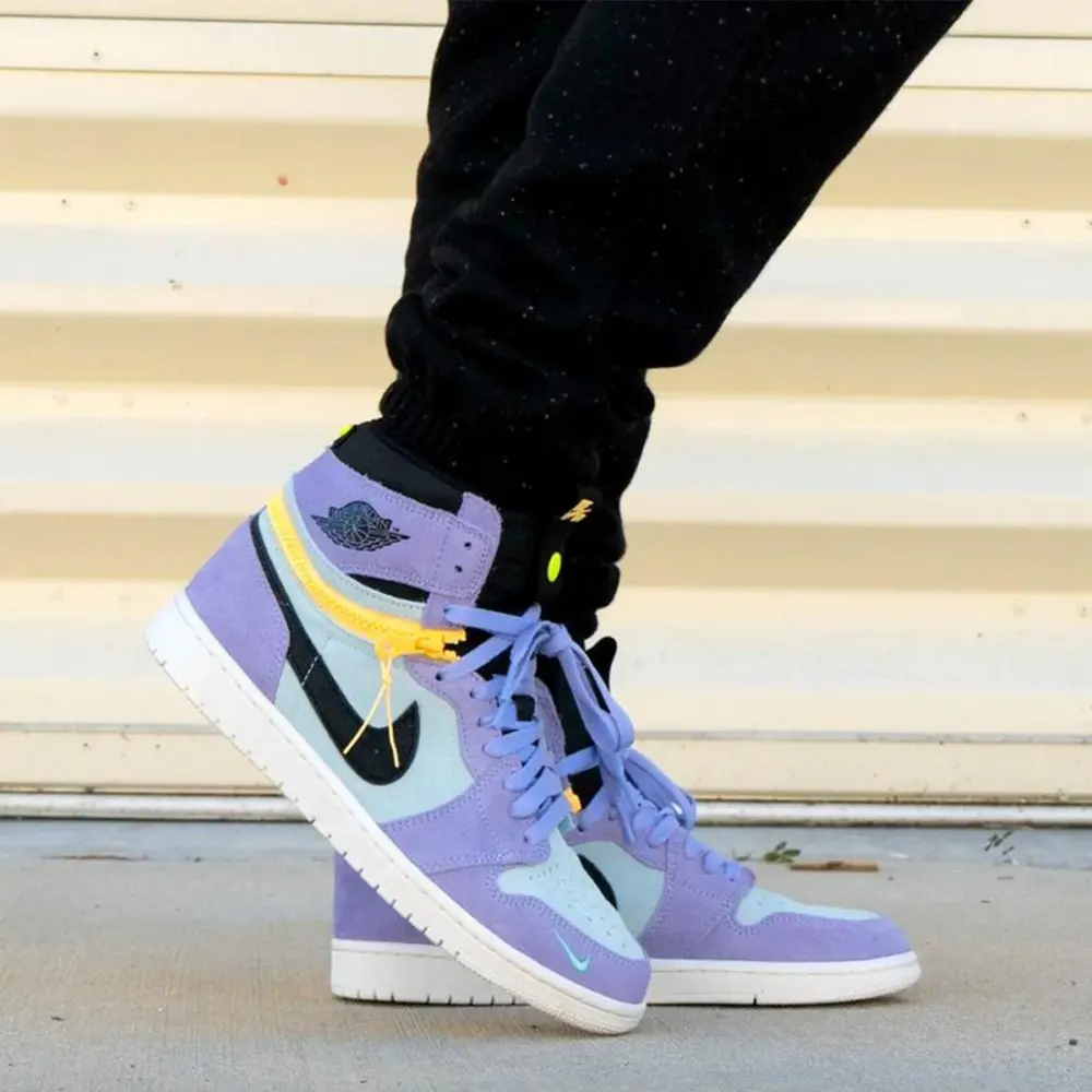 Giày Nike Air Jordan 1 High Switch 'Purple Pulse' CW6576-500 - Ảnh 3