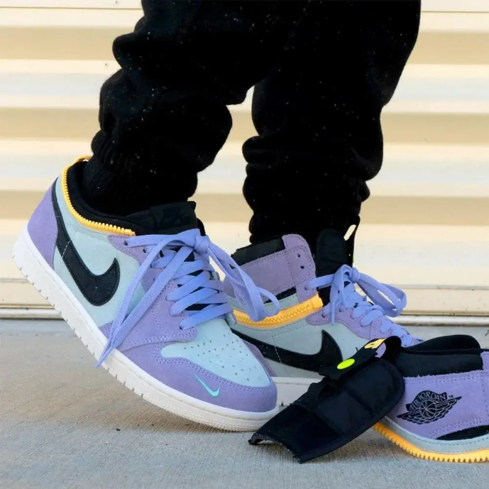 Alternative view of Giày Nike Air Jordan 1 High Switch 'Purple Pulse' CW6576-500
