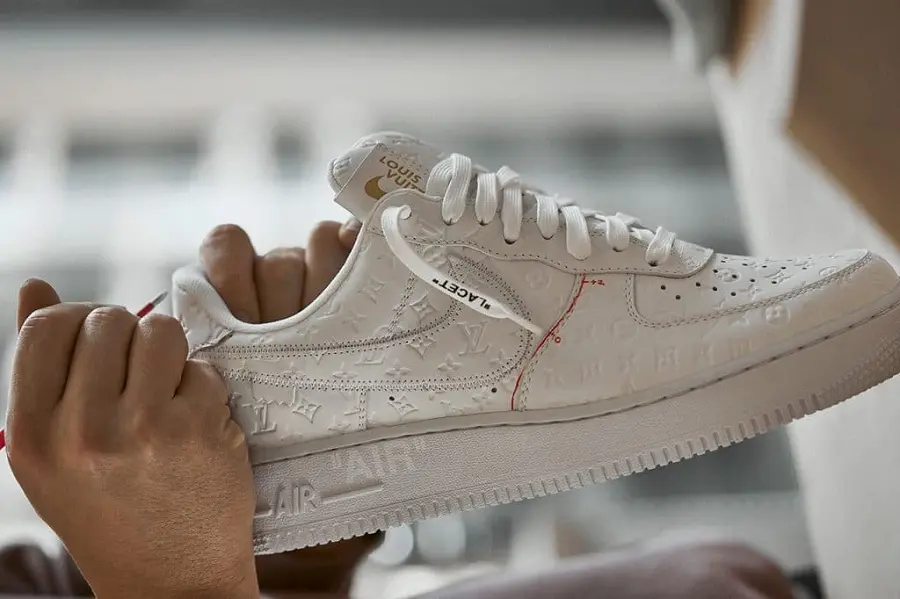 Nike Air Force 1 Low x Louis Vuitton Virgil Abloh 'White' CT1741-101 - Ảnh 4