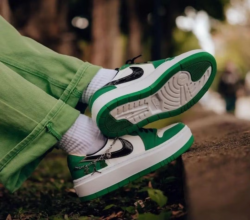 Giày Nike Air Jordan 1 Elevate Low SE 'Lucky Green' DQ8394-301 - Ảnh 4