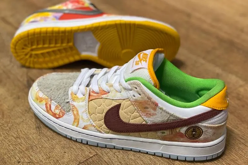Alternative view of Giày Nike Jason Deng x Dunk Low Pro SB 'Street Hawker' CV1628-800