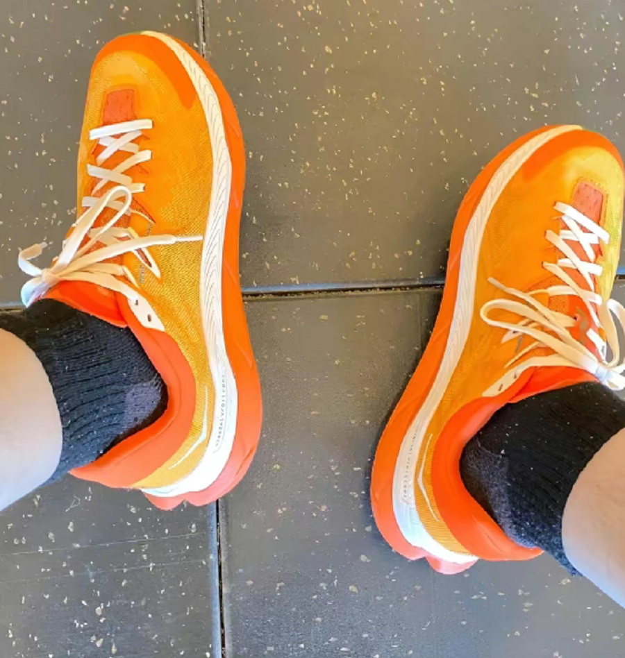 Giày Hoka One One Tecton X Persimmon Orange Blue 1123161-PORY - Ảnh 3