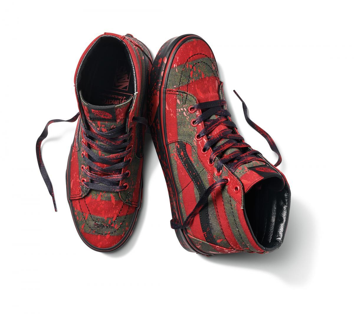 Giày Vans House of Terror x Sk8-Hi 'Freddy Krueger' VN0A4U3CZV1 - Ảnh 4