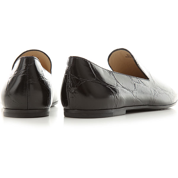 Giày Tod’s Woman Black Loafers In Leather XXW35B0EC71XLX38B999 - Ảnh 3