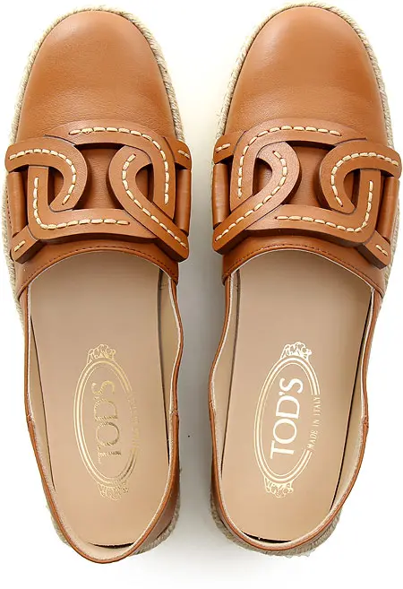 Giày Tod’s Brown Slip-Ons in Leather XXW66B0EM80MID42S410 - Ảnh 3