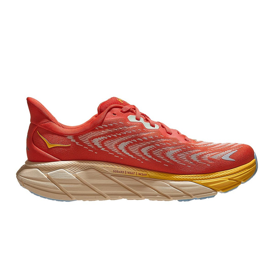 Giày Hoka One One Arahi 6 Fiesta Amber Yellow 1123194-FAYW - Ảnh 3