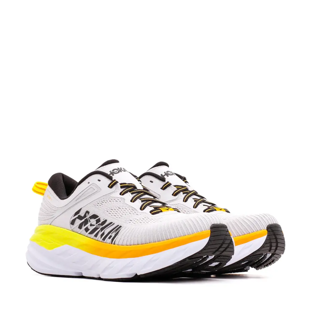 Giày Hoka Bondi 7 Silver Orange 1110518-NCRY - Ảnh 3