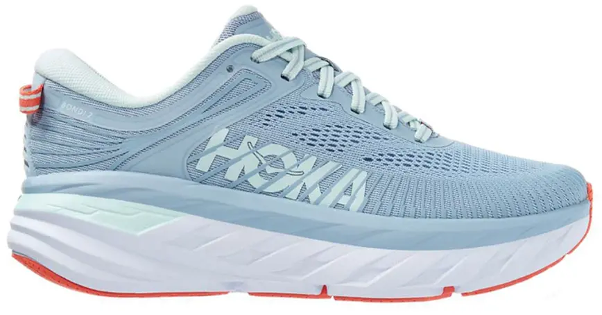 Giày Hoka Bondi 7 'Light Blue Orange Tint' 1110519-BFBG