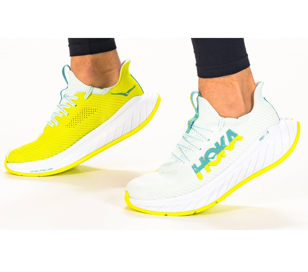 Giày Hoka Carbon X 3 Running ‘Grey Yellow’ 1123192-BSEP - Ảnh 4