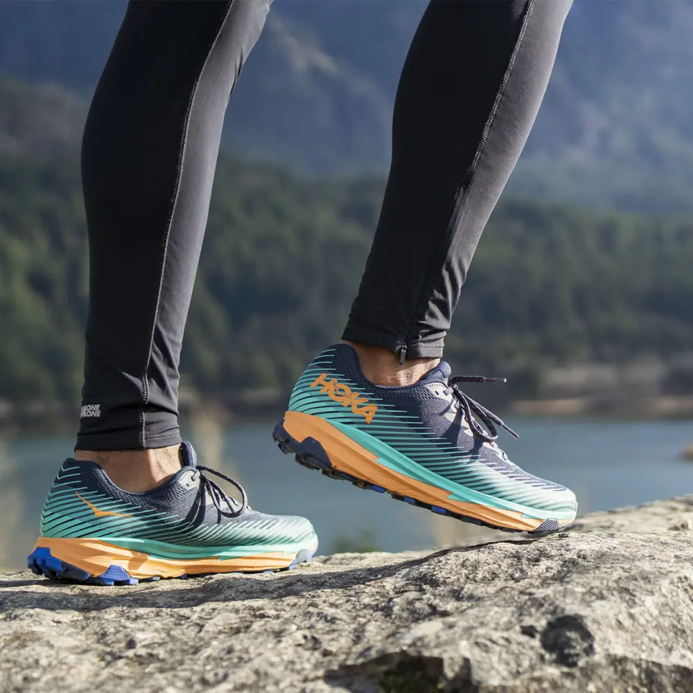 Alternative view of Giày Hoka One One Torrent 2 'Green Orange' 1110496-OSAT