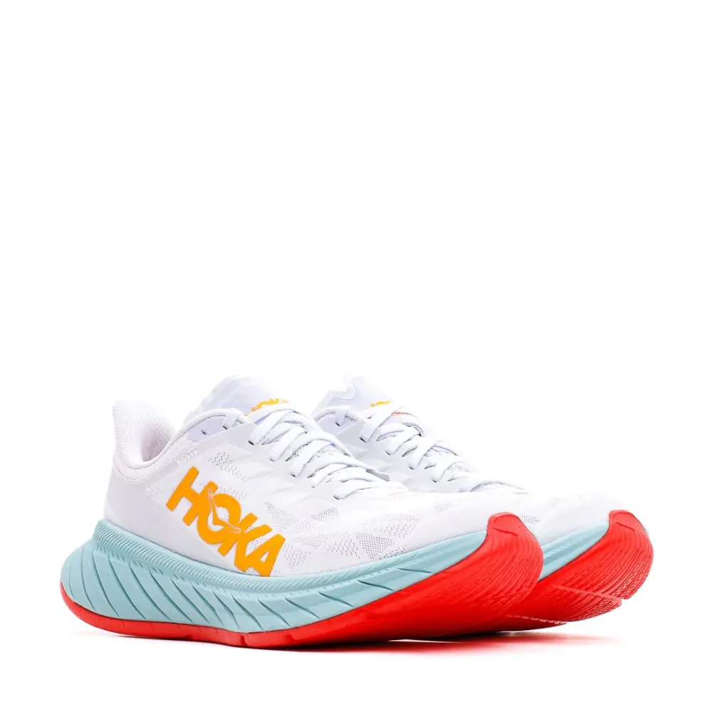 Alternative view of Giày Hoka Carbon X2 'White Blue' 1113527-WBOR