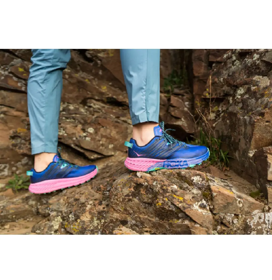 Giày Hoka Speedgoat 4 Navy Blue Pink 1106527-DBPPN - Ảnh 5