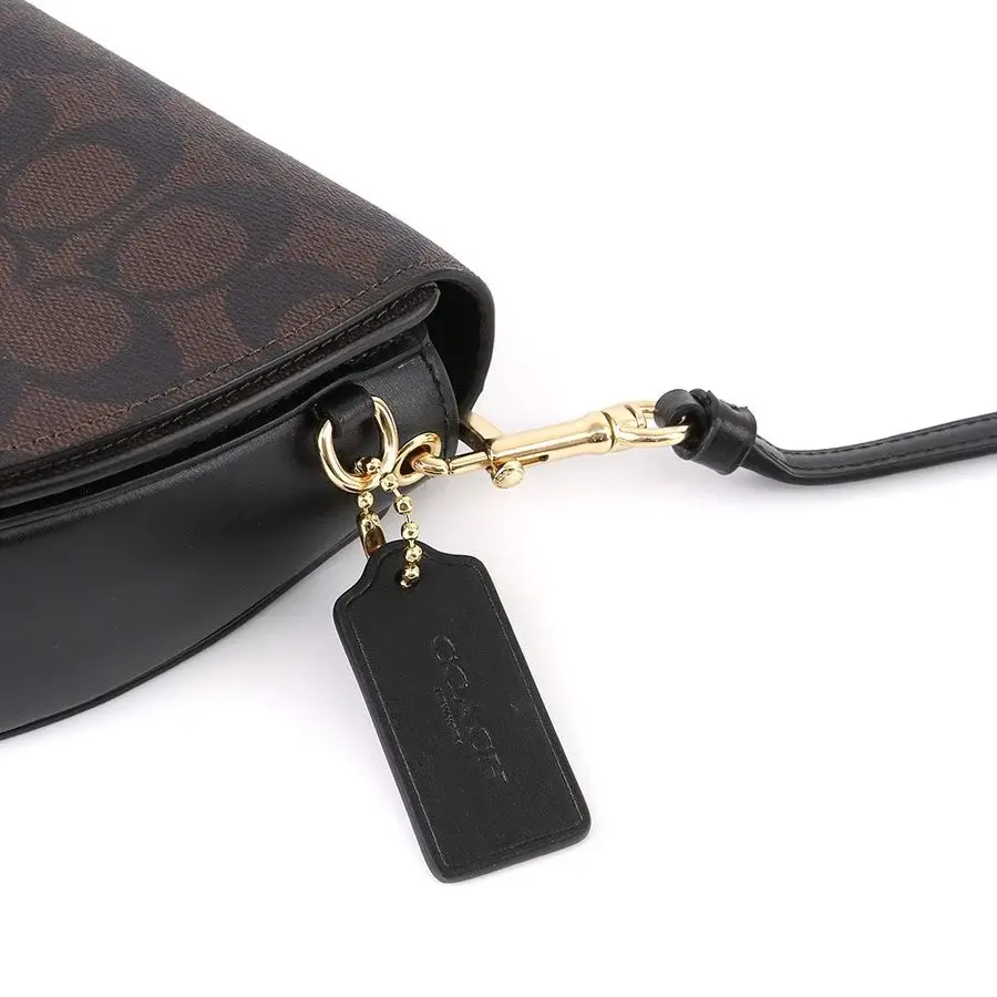 Alternative view of Túi Coach Signature Ellen Crossbody Bag 'Brown Black' C1430 IMAA8