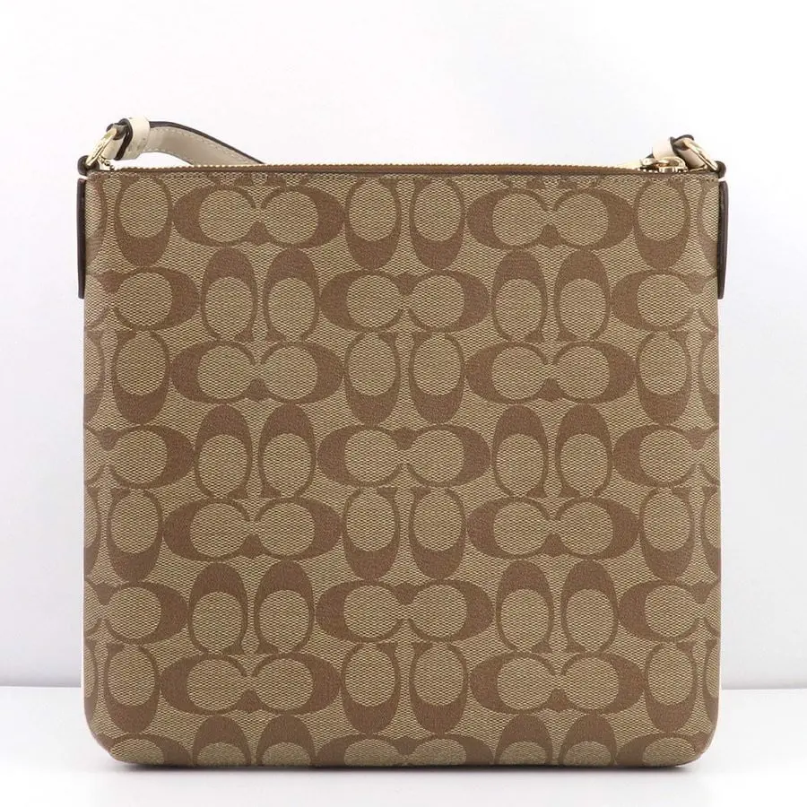 Túi Coach Rowan Pile Bag Khaki Chalk C1554 IMDJ8 - Ảnh 4