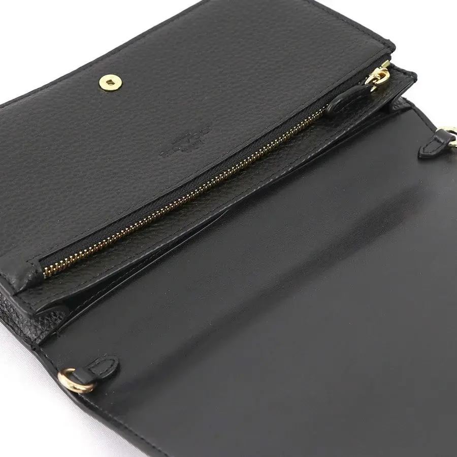 Alternative view of Túi Coach Anna Foldover Crossbody Clutch Black 3037 IMBLK