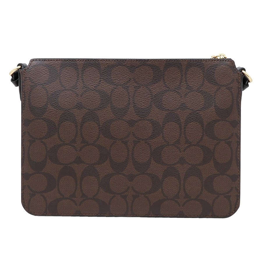 Túi Coach Signature Gallery File Bag F91013 IMAA8 - Ảnh 4