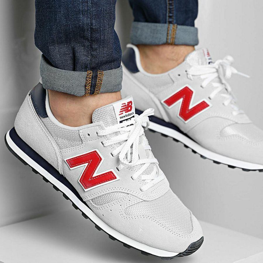 Giày New Balance 373 'Beige Navy Red' ML373CO2 - Ảnh 5