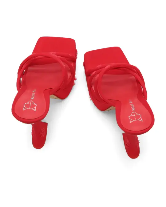 Giày cao gót Naked Wolfe HONESTY 'RED' - Ảnh 5