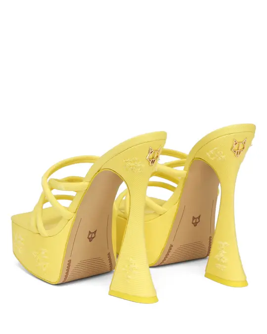 Giày cao gót Naked Wolfe HONESTY 'YELLOW' - Ảnh 3