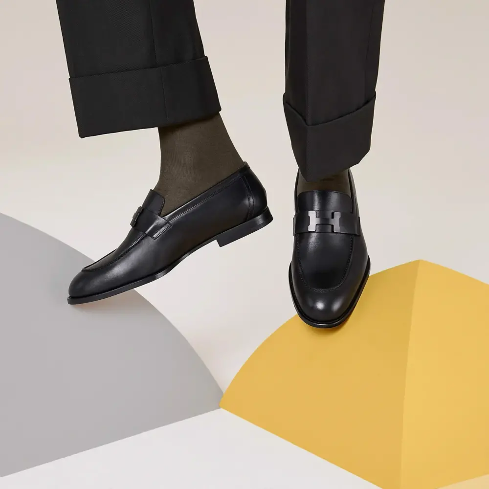 Giày Hermes Loafers Honore 'Black' H232903ZA02395 - Ảnh 6