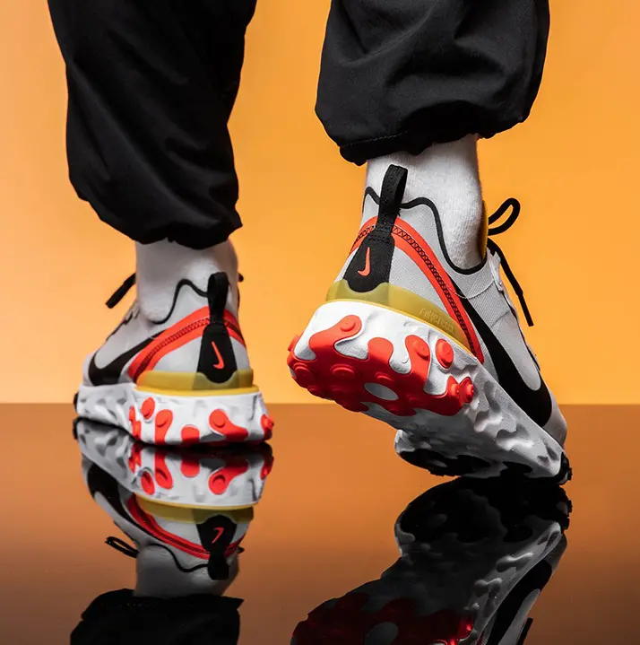 Giày Nike React Element 55 Bright Crimson BQ6166-102 - Ảnh 4