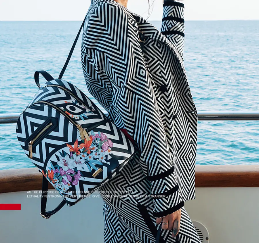 Alternative view of Balo Sprayground Flower Strip Print 'Multicolor' W0735750