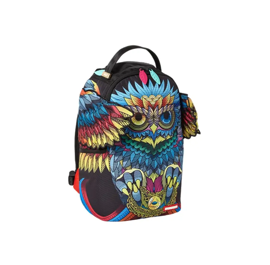 Balo Sprayground Owl Wings Multicolor W0635726 - Ảnh 4