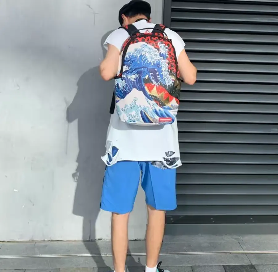 Alternative view of Balo Sprayground DLX Shark Tide 'Ocean Wave' W0645725