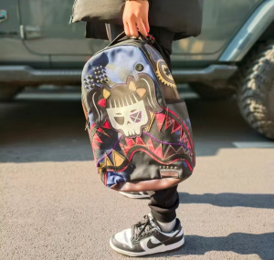 Alternative view of Balo Sprayground DLX Shark 'Skull Pattern' W0815701