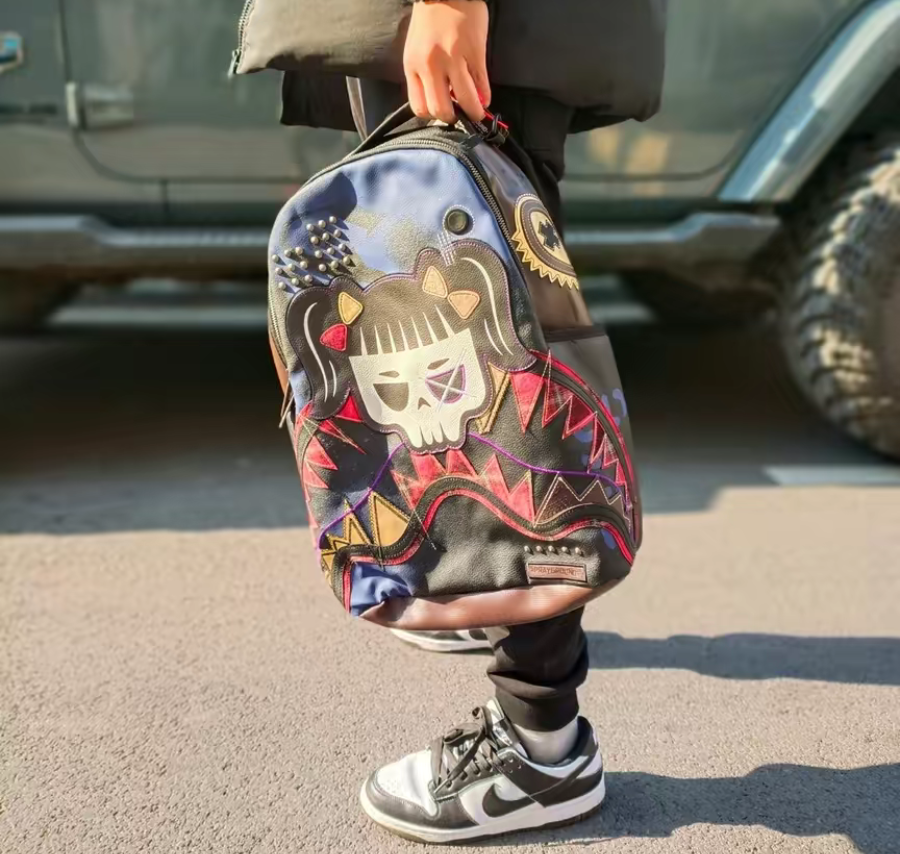 Balo Sprayground DLX Shark 'Skull Pattern' W0815701 - Ảnh 2