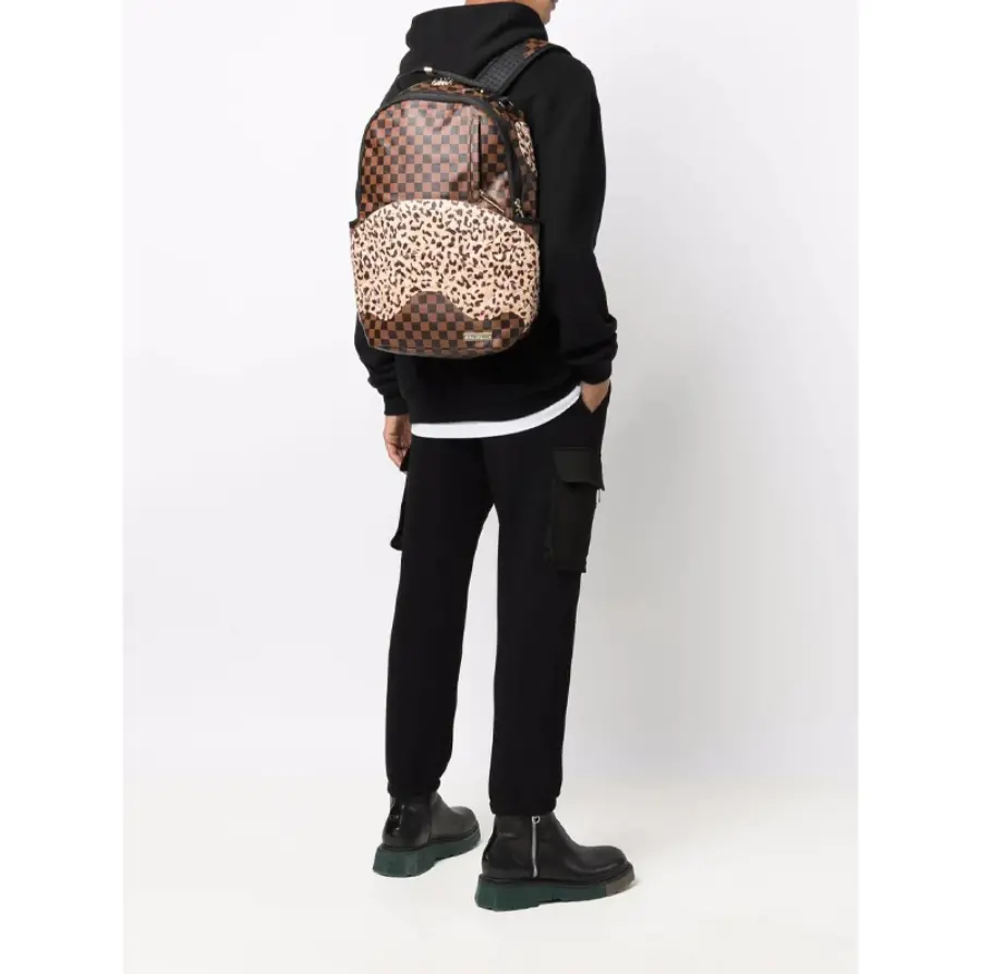 Alternative view of Balo Sprayground DLX Shark Leopard Print Brown W0735724