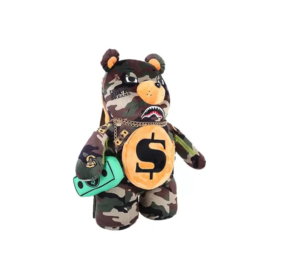Balo Sprayground Money Bear Doll 'Camo' W0637001 - Ảnh 4