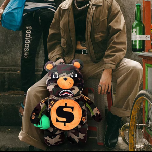 Alternative view of Balo Sprayground Money Bear Doll 'Camo' W0637001
