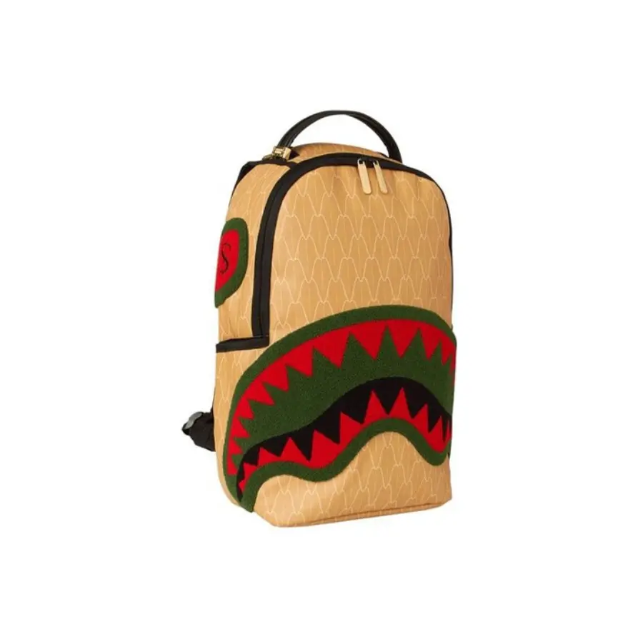 Balo Sprayground Spucci Gang Brown 910B3168NSZ - Ảnh 4