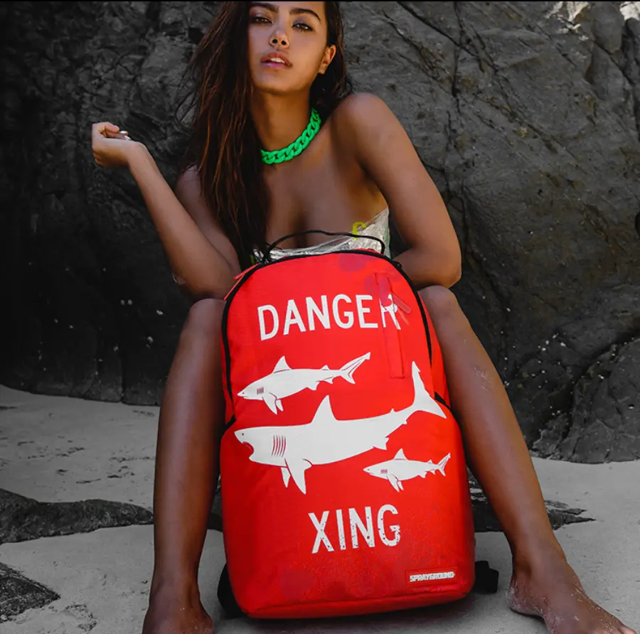 Alternative view of Balo Sprayground DLX Shark Xing 'Red' W0525812
