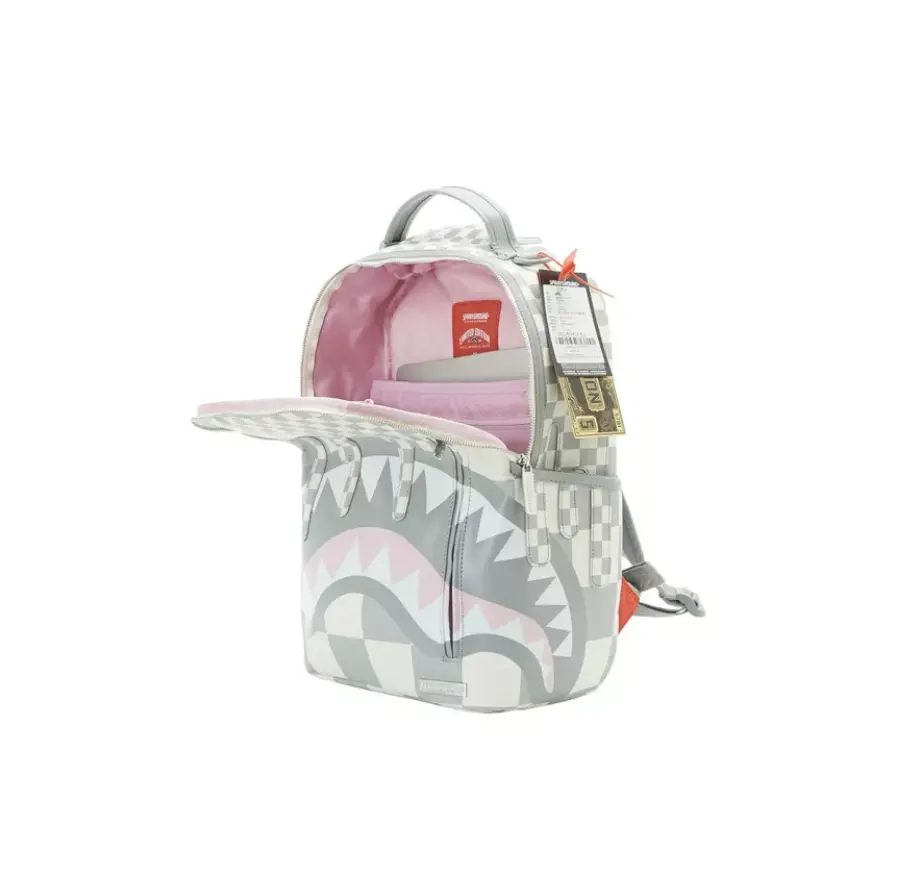 Balo Sprayground Caro Shark 'White Grey' W0825714 - Ảnh 4